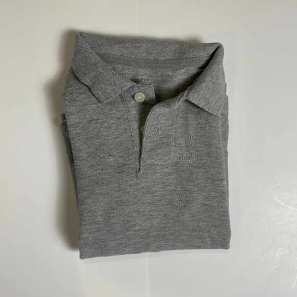 Organic cotton long sleeve polo shirt - Picture 1 of 3